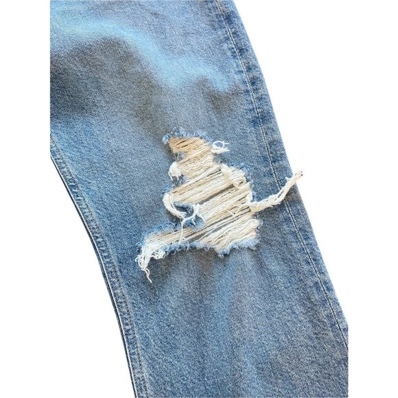 Agolde Riley High Rise Straight Crop Jeans Whiplash NWT - Picture 3 of 10